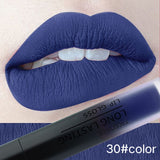 30 color matte liquid lipstick waterproof