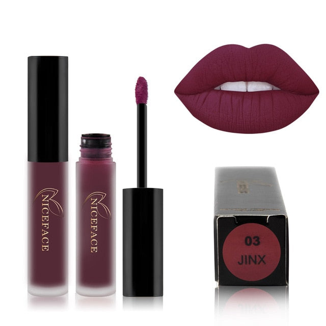 Velvet 30 color liquid lipstick