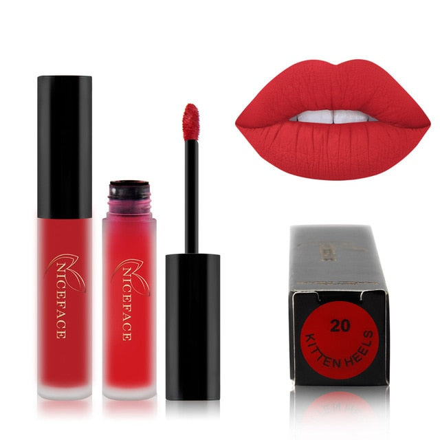 Velvet 30 color liquid lipstick