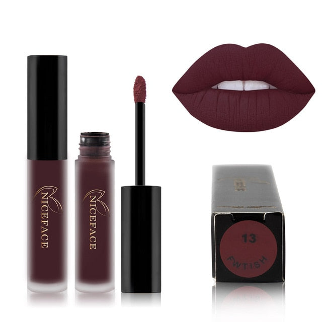 Velvet 30 color liquid lipstick