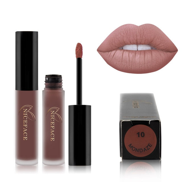 Velvet 30 color liquid lipstick