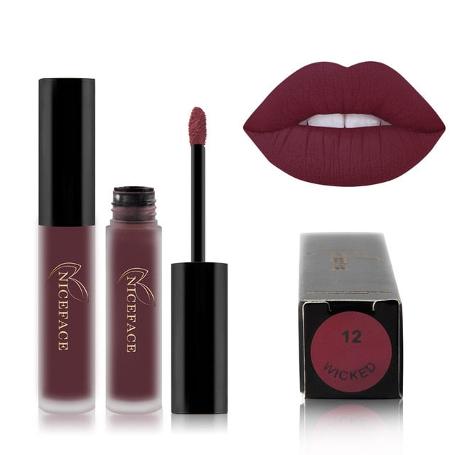 Velvet 30 color liquid lipstick