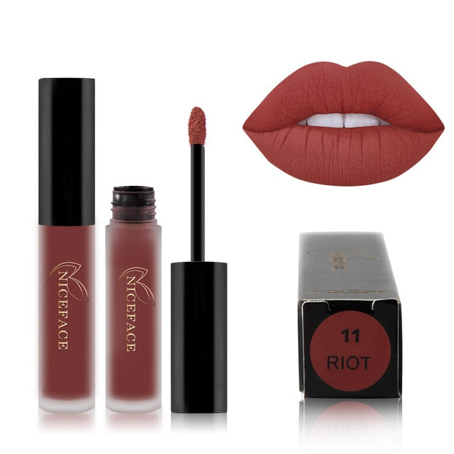 Velvet 30 color liquid lipstick
