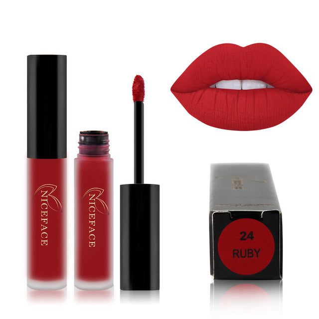 Velvet 30 color liquid lipstick