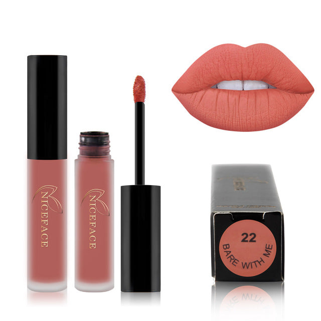 Velvet 30 color liquid lipstick