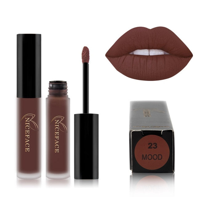 Velvet 30 color liquid lipstick