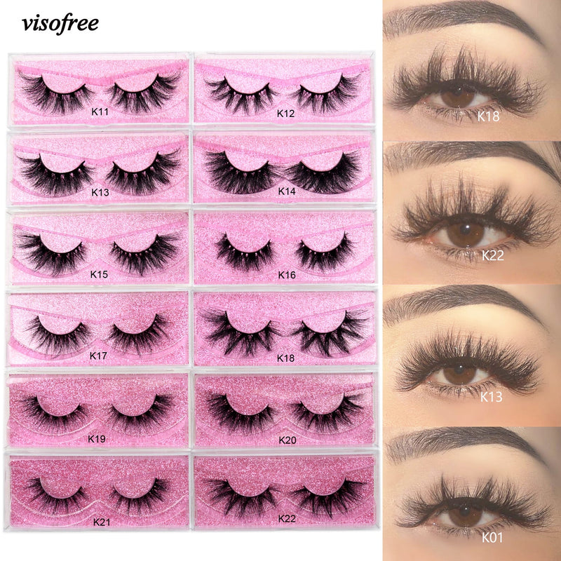 Visofree 5D Mink Eyelashes Long Lasting
