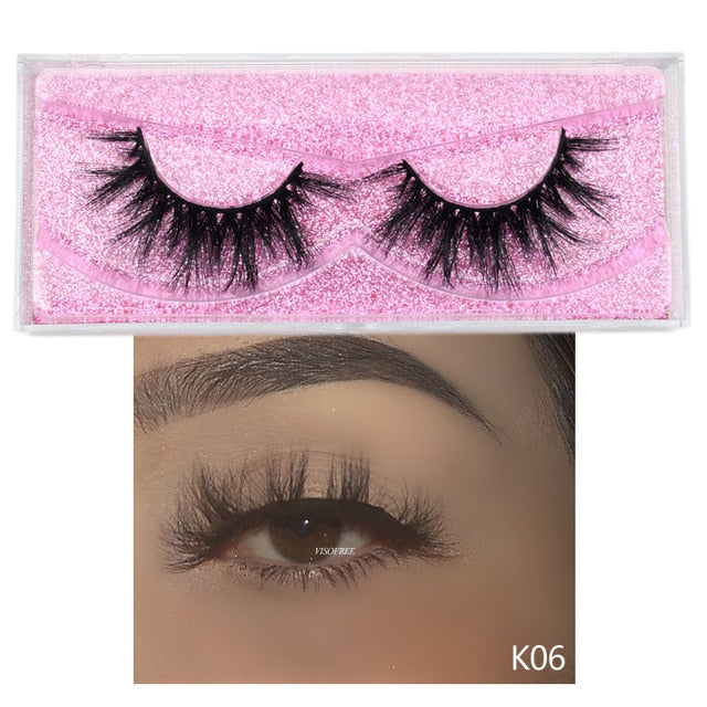 Visofree 5D Mink Eyelashes Long Lasting