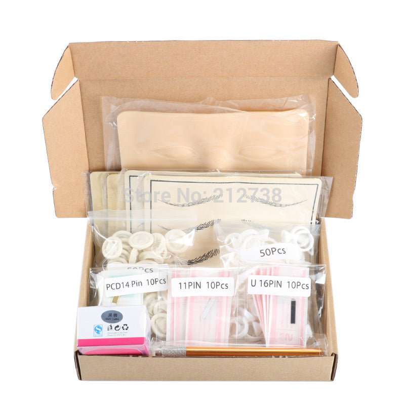 Microblading learner kits for eyebrow tattoo