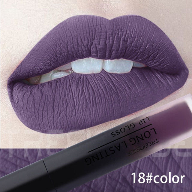 30 color matte liquid lipstick waterproof