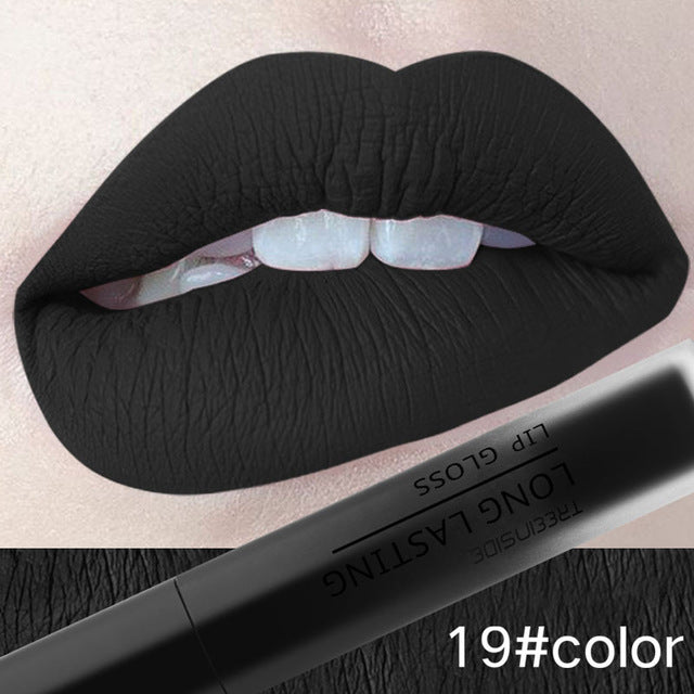 30 color matte liquid lipstick waterproof