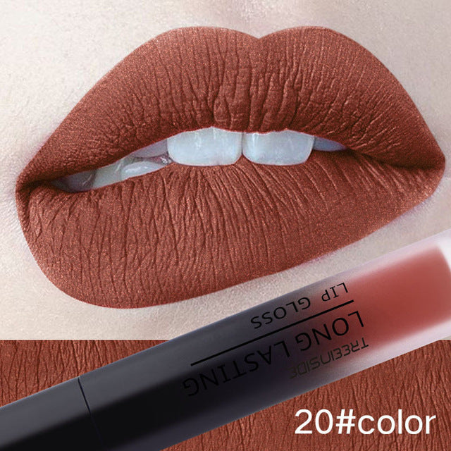30 color matte liquid lipstick waterproof