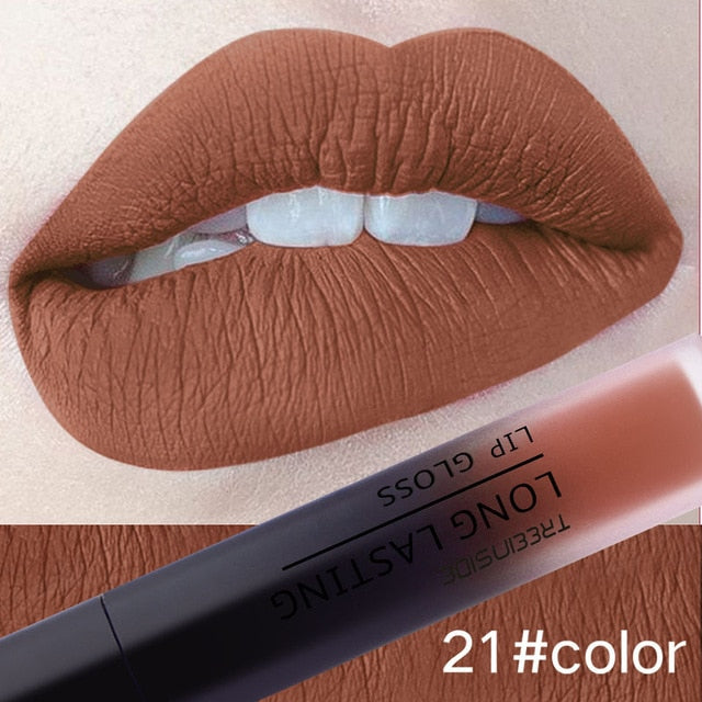 30 color matte liquid lipstick waterproof