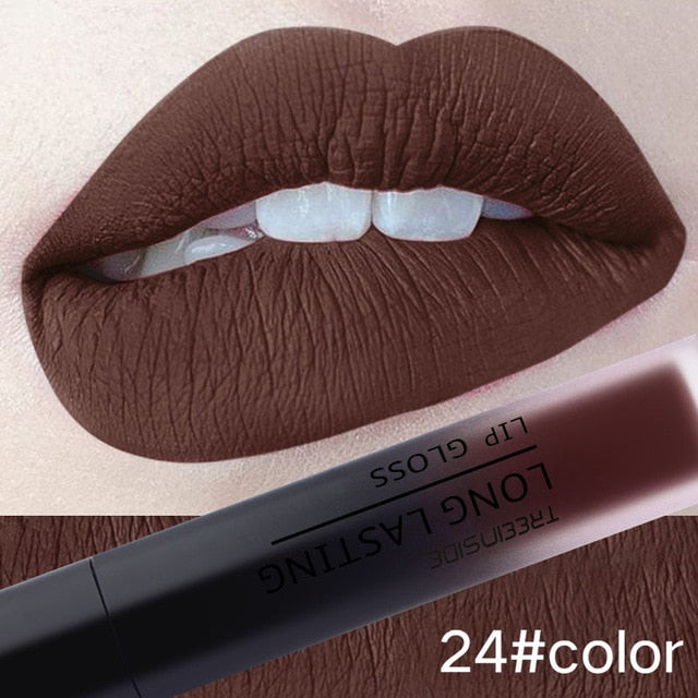 30 color matte liquid lipstick waterproof