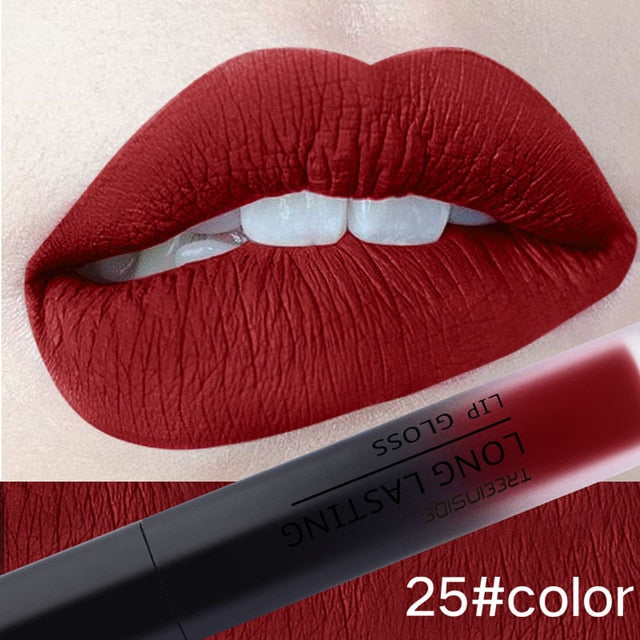 30 color matte liquid lipstick waterproof