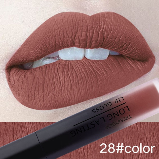 30 color matte liquid lipstick waterproof