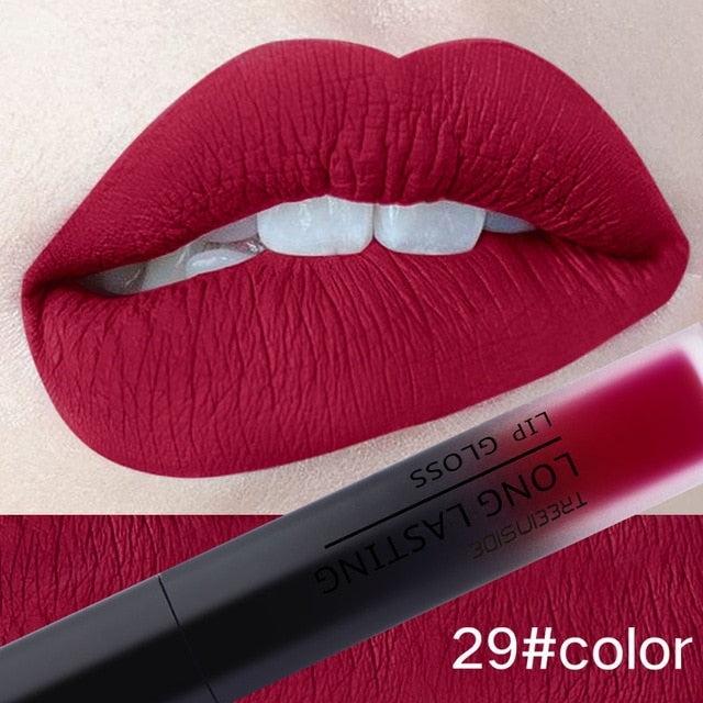 30 color matte liquid lipstick waterproof