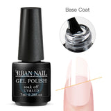 RBAN NAIL 60 Colors Matte UV Gel Nail Polish 8ml Pure Nail Color Need Matte Top Coat Soak Off Nail Art Gel Varnish Manicure