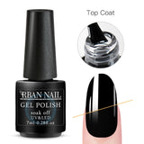 RBAN NAIL 60 Colors Matte UV Gel Nail Polish 8ml Pure Nail Color Need Matte Top Coat Soak Off Nail Art Gel Varnish Manicure