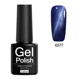 Zation Cat Eye Nail Gel Polish Shining Colorful Glue Nail Art Semi Permanent Magnetic Enamel Gel Nail Lacquer Varnish