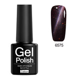 Zation Cat Eye Nail Gel Polish Shining Colorful Glue Nail Art Semi Permanent Magnetic Enamel Gel Nail Lacquer Varnish