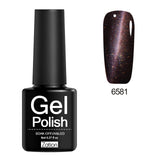 Zation Cat Eye Nail Gel Polish Shining Colorful Glue Nail Art Semi Permanent Magnetic Enamel Gel Nail Lacquer Varnish