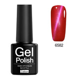 Zation Cat Eye Nail Gel Polish Shining Colorful Glue Nail Art Semi Permanent Magnetic Enamel Gel Nail Lacquer Varnish