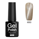 Zation Cat Eye Nail Gel Polish Shining Colorful Glue Nail Art Semi Permanent Magnetic Enamel Gel Nail Lacquer Varnish