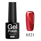 Zation Cat Eye Nail Gel Polish Shining Colorful Glue Nail Art Semi Permanent Magnetic Enamel Gel Nail Lacquer Varnish
