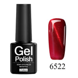 Zation Cat Eye Nail Gel Polish Shining Colorful Glue Nail Art Semi Permanent Magnetic Enamel Gel Nail Lacquer Varnish