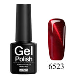 Zation Cat Eye Nail Gel Polish Shining Colorful Glue Nail Art Semi Permanent Magnetic Enamel Gel Nail Lacquer Varnish