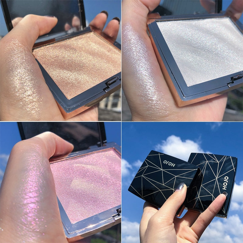 HOJO Glistening Highlighter Glow Makeup Palette