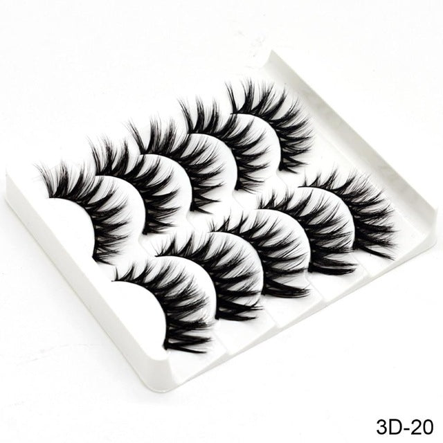 Hair False Eyelashes Natural