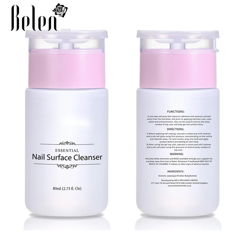 Nail Surface Cleanser Gel Polish Remover